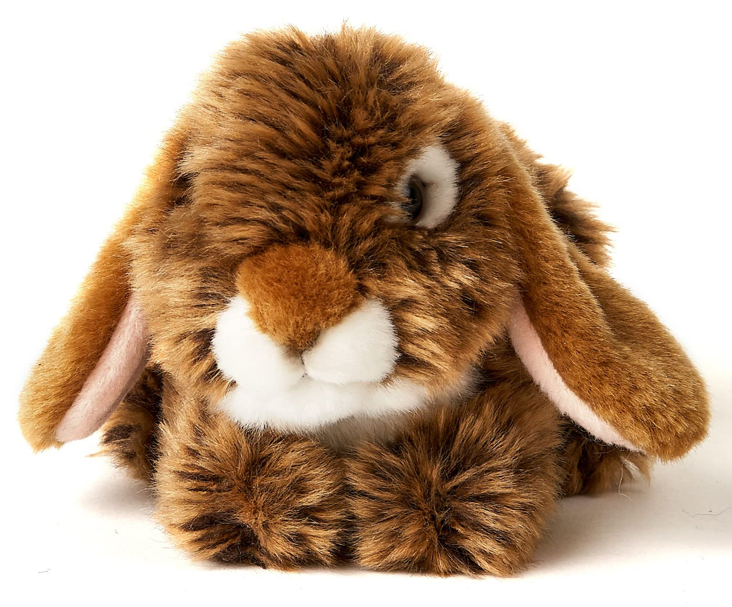 Uni-Toys - Widderkaninchen, liegend (braun) - 18 cm (Länge) - Plüsch-Hase, Kaninchen - Plüschtier, Kuscheltier