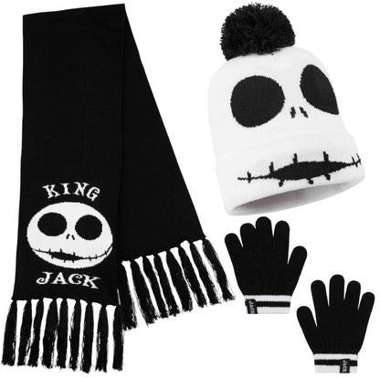 Disney The Nightmare Before Christmas Girls' Winter Accessory Set - Gifts Girls