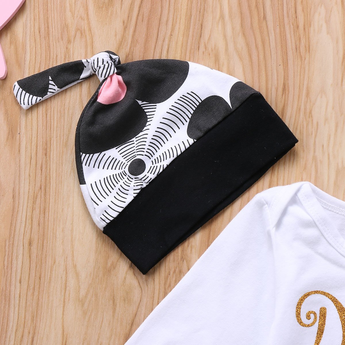 Babykleidung Set Baby Mädchen Langarm Body Strampler + Hose + Stirnband Mütze Kleinkinder Neugeborene Warme Babyset Kleidung Daddy's Prinzessin
