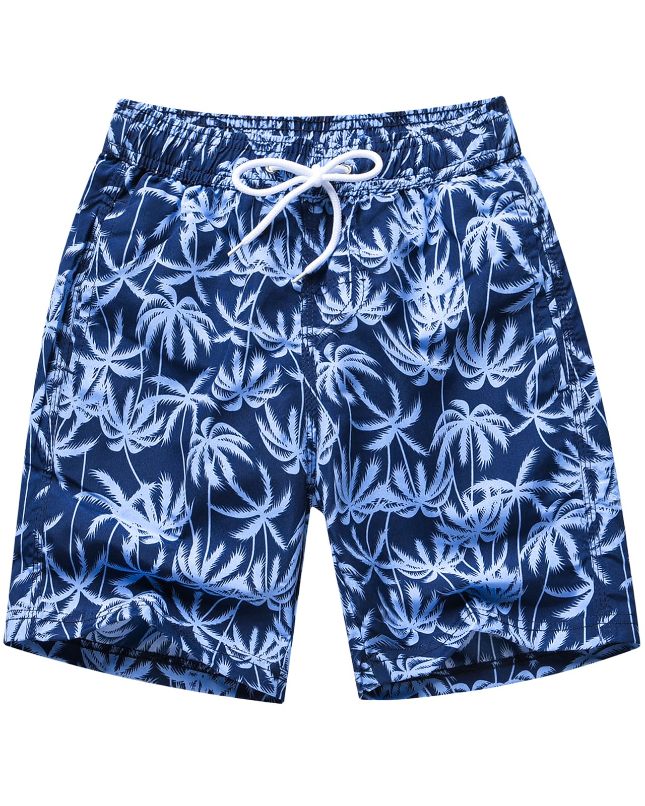 Domee Jungen Badehosen Badeshorts Schnelltrocknend Schwimmhose mit Netzfutter Verstellbarer Kordelzug