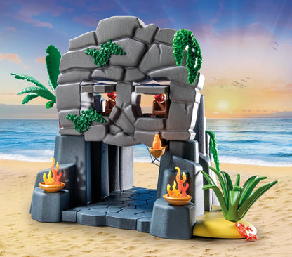 PLAYMOBIL | Pirates | Gefahr durch Riesenhai | Piratenspielzeug | Spielzeugfiguren | Spielzeug für Kinder ab 4 Jahren | 71793