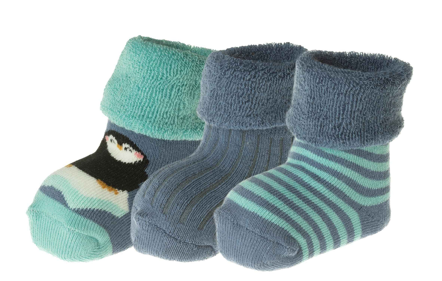 Jacob's – Erstlingssöckchen Baby 3er Pack | Weiche Vollfrottee-Socken, OEKO-TEX® zertifiziert | Größe 0–3 Monate, hautfreundlich & wärmend