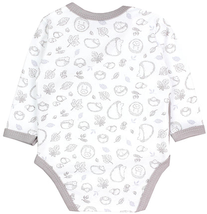 TupTam Baby Body Langarm – Wickelbody Langarm für Jungen & Mädchen, 5er Pack, 100% Baumwolle, OEKO-TEX