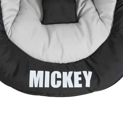 hauck Babywippe Rocky für Babys ab Geburt bis 9 kg, Einhändig Verstellbare Rückenlehne, Schaukelfunktion und Wippfunktion, Leicht Tragbar mit Tragegriff, 3-Punkt-Gurt (Disney Mickey Stars)
