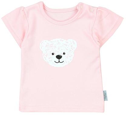 TupTam Baby Mädchen Kurzarm T-Shirt Gemustert Bunt 5er Set