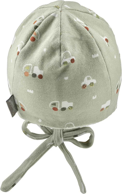 Sterntaler Beanie Sweat Printed with Dinosaurs Boys - Baby and Children's Hat Made of Sweat Fabric