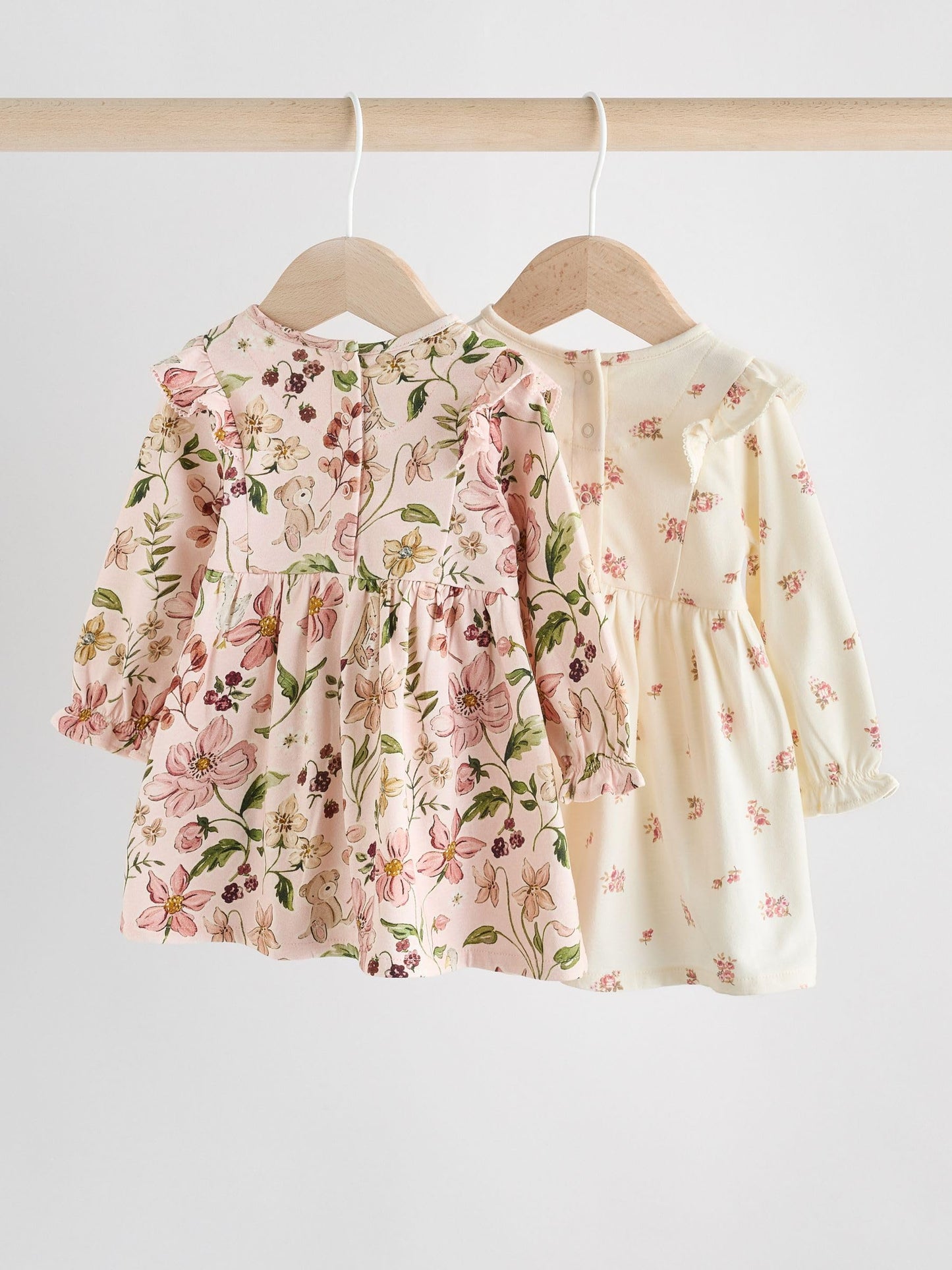 NEXT Baby Mädchen Jersey-Kleid, 2er-Pack