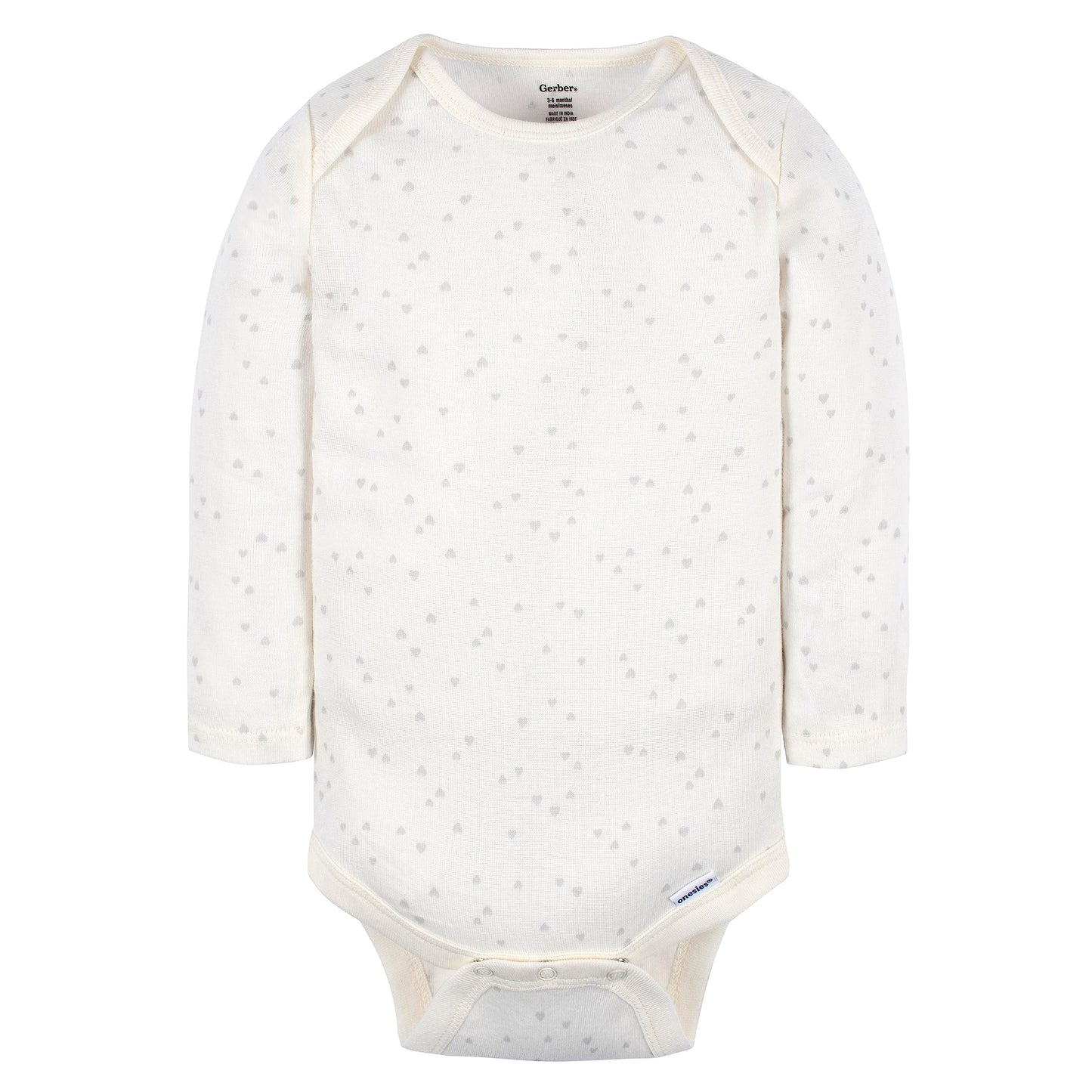 Mädchen 6er-Pack Langarm-Strampler Bodys Baby und Kleinkind T-Shirt Set (6er Pack)