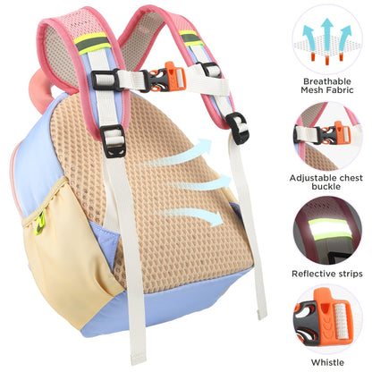 Kinderrucksack Mädchen 30cm Rucksack Kleinkind Kinderrucksack für 2-4 Jahre Kinder kindergartenrucksack Mini Tagesrucksack Reisetasche - Rosa Erdbeere