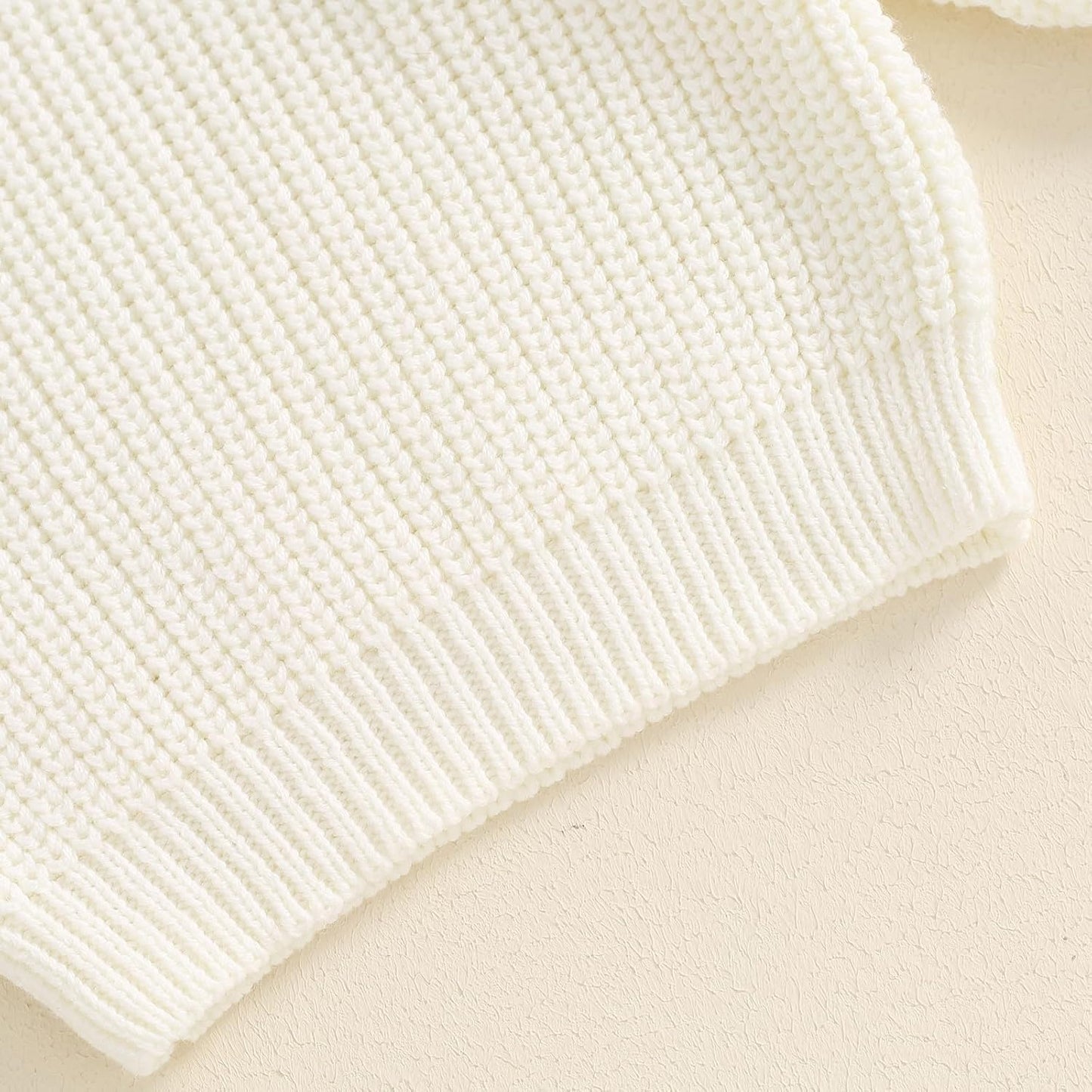 L&ieserram Baby Mädchen Jungen 1. Geburtstag Gestrickt Pullover Jumper Langarm Strickpullover Pulli Kleinkinder Kleidung Outfit Knitted Sweater 1 Jahr