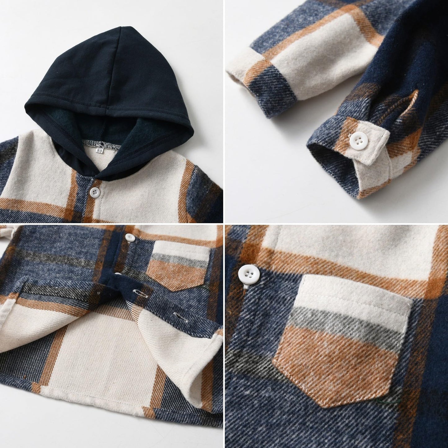 Kleinkind Baby Jungen Kleidung Outfit 2 Stück Baumwolle Plaid Junge Hoodies Shirt Tops Hosen Set Kleine Jungen Anzug Kinder Trainingsanzug Frühling Herbst Kleidung Set