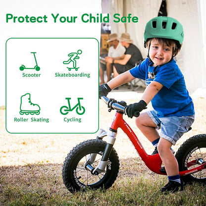 FAYDUDU Toddler Helmet Children's Bicycle Helmet Baby Multi-Sport Adjustable Helmet Sports Helmet Cycling Bicycle Scooter Skateboard Helmet Lightweight for Children Boys Girls from 2-8 Years Old