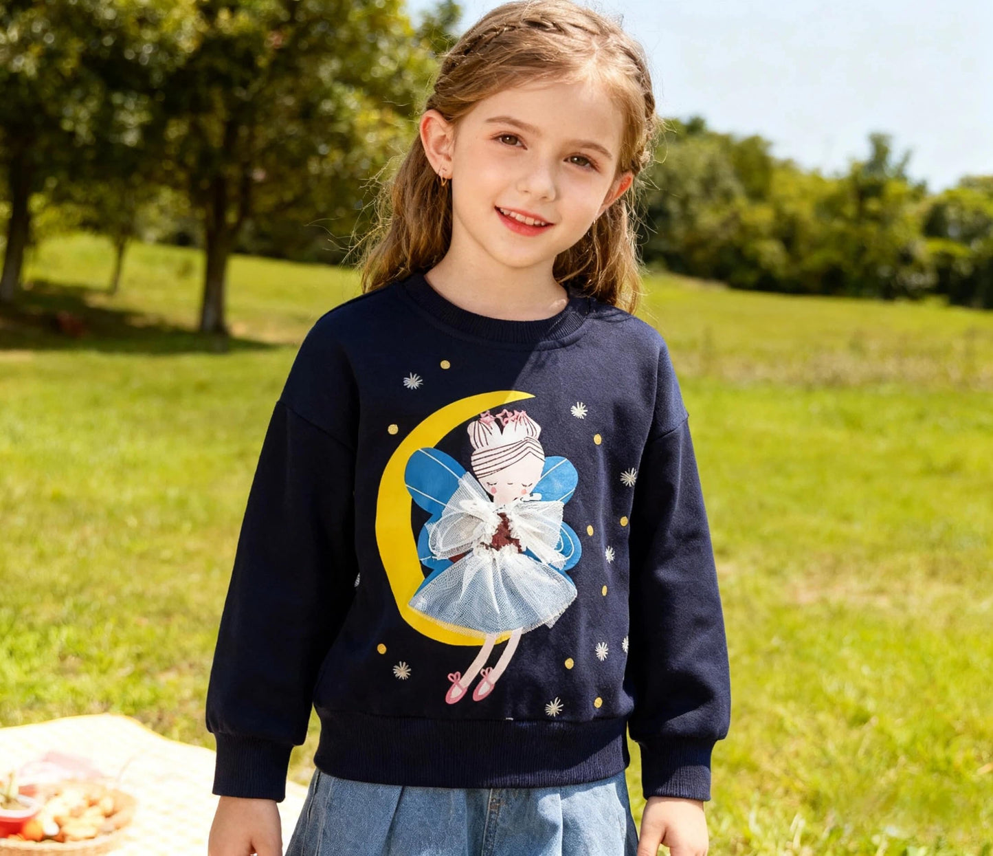 Sweatshirt Mädchen Pullover Kinder Mädchen Baumwolle Langarm Shirt Einhorn Bunny Warm Tops 2-8 Jahre Größe 92 98 104 110 116 122 128