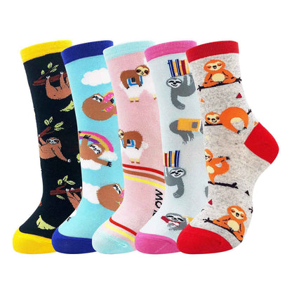 Belloxis Women's Socks 39-42 Horse Girls Gift Knee Socks Women's Rider Cotton Socks