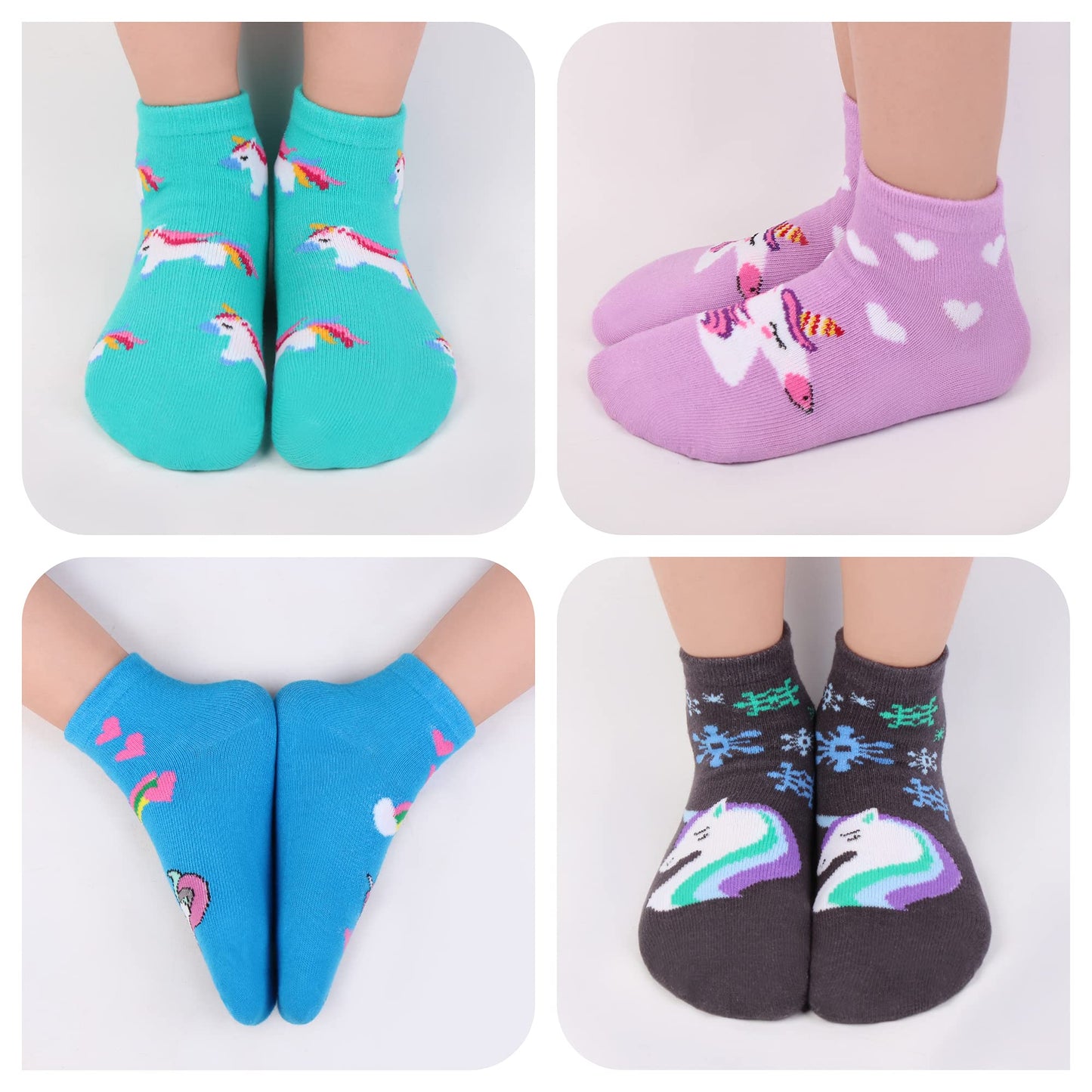 Libella 10/12er Kinder Mädchen Sneaker Socken Kids Füßlinge Sneakersocken bunt 2108VA