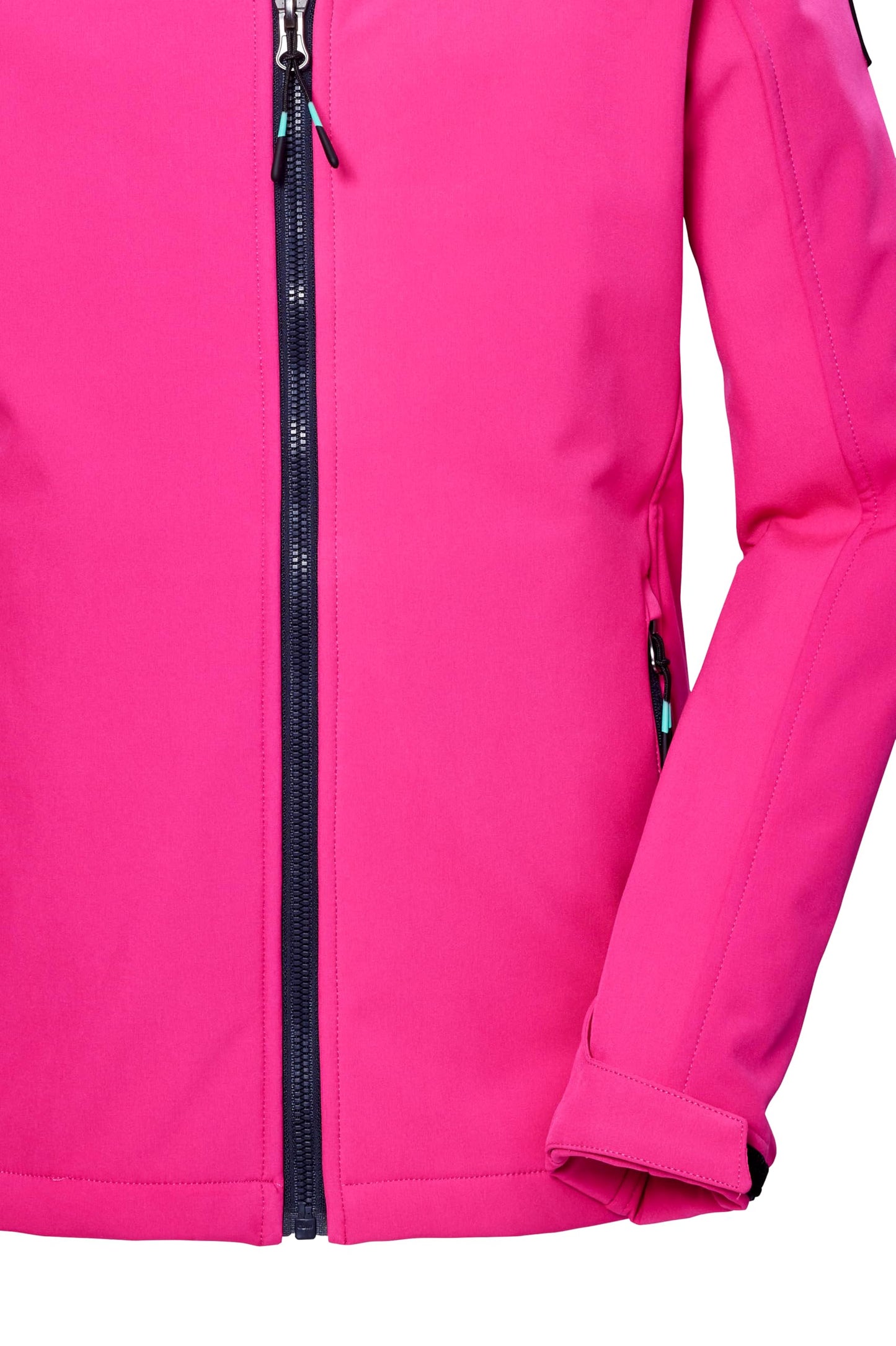Killtec Mädchen Kos 145 Grls Sftshll Jckt Softshelljacke/Outdoorjacke mit Kapuze