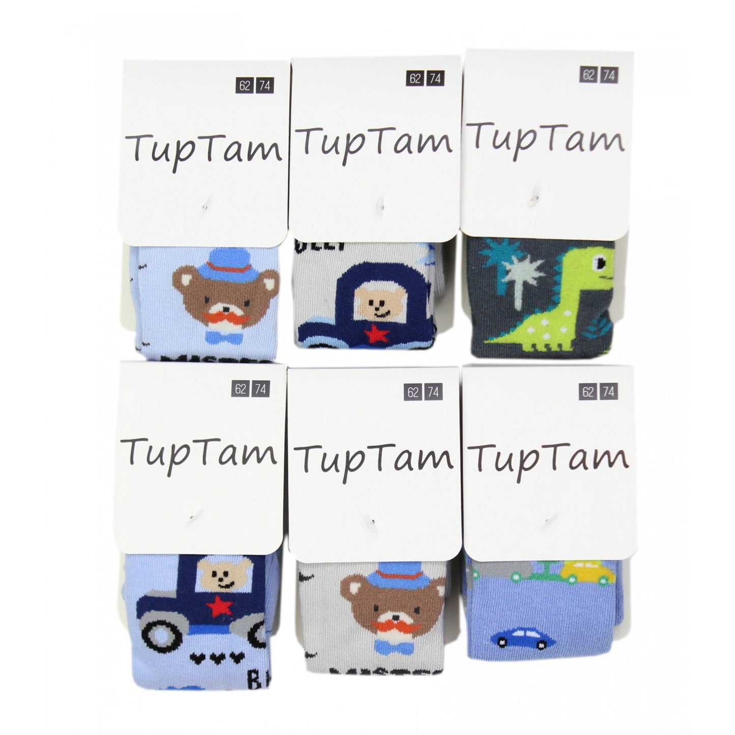 TupTam Baby Boys' Knitted Tights Pack of 6