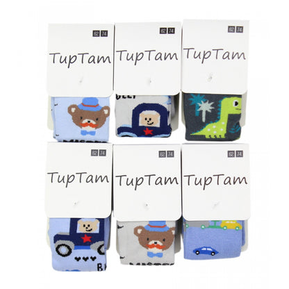 TupTam Baby Boys' Knitted Tights Pack of 6