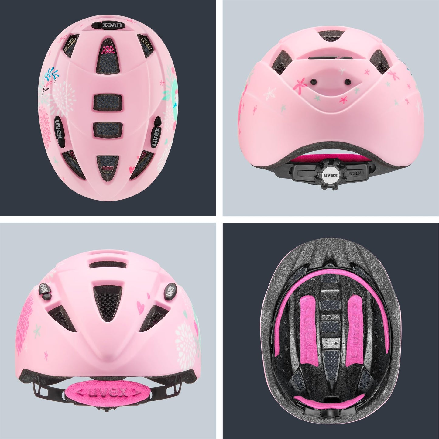 uvex Kid 2 cc - Lightweight children's helmet - individual size adjustment - expandable with LED light 