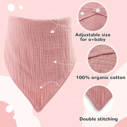 YTACREA Schmusetuch Baby, Baby Geschenk Mädchen Junge Personalisierte Geschenk Neugeborenen mit Schmusetuch, Lätzchen, Turban, Meilensteinkarten, Bürsten und Socken, Khaki