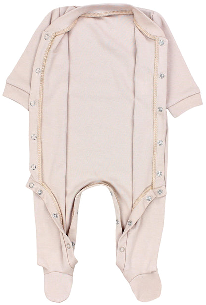 TupTam Baby Jungen Schlafstrampler Langarm Strampler Schlafanzug mit Fuß 3er Pack