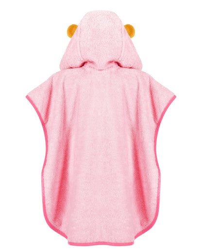 LAYNENBURG Premium Badeponcho Kinder mit Kapuze - 100% Baumwolle - OEKO TEX - Baby Jungen Mädchen Handtuch Poncho Frottee