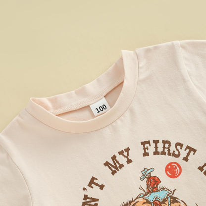 Baby Junge 1. Jahr Geburtstags T-Shirt Wild One Kurzarm Oberteil Baby Mein Erster Geburtstags Outfit Sommer Kleidung