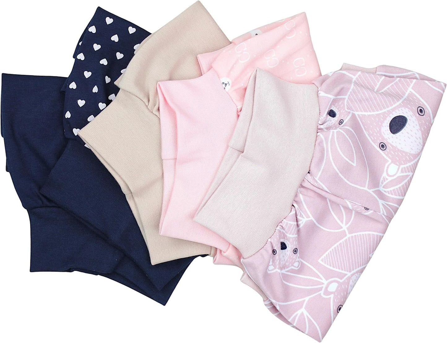 TupTam Baby Mädchen Pumphose Sommershorts 5er Set