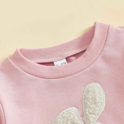 Geagodelia Baby Jungen Mädchen Ostern Outfit Kleidung Osterhase Babykleidung Set Sweatshirt Langarmshirt + Hose Neugeborene Kleinkinder Weiche Babyset My First Easter