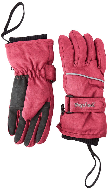 Playshoes Unisex Children's Winter Finger Gloves with Velcro Fastener