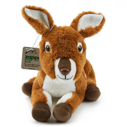 Zappi Co Rhinoceros Rhinoceros Plush Toy (22 cm) Horned Miracle - Soft, Cuddly, 100% Recycled - Mighty African Friend