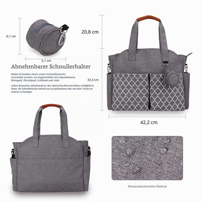 Wickeltasche Baby Wickeltasche Große Babytaschen für Mama mit Wickelstation Multifunktions Reise