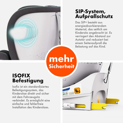Daliya® Kindersitz ROTAZIONE | I-SIZE 40-150 cm | 8 Pos. | Isofix | (SIP) | Top Tether | 360° | 5 Punkt Gurt | Gruppe 0+ / I/II/III 0-36 KG | Neueste Zulassungs UN ECE Reg. 129 (Beige) - Meloni2