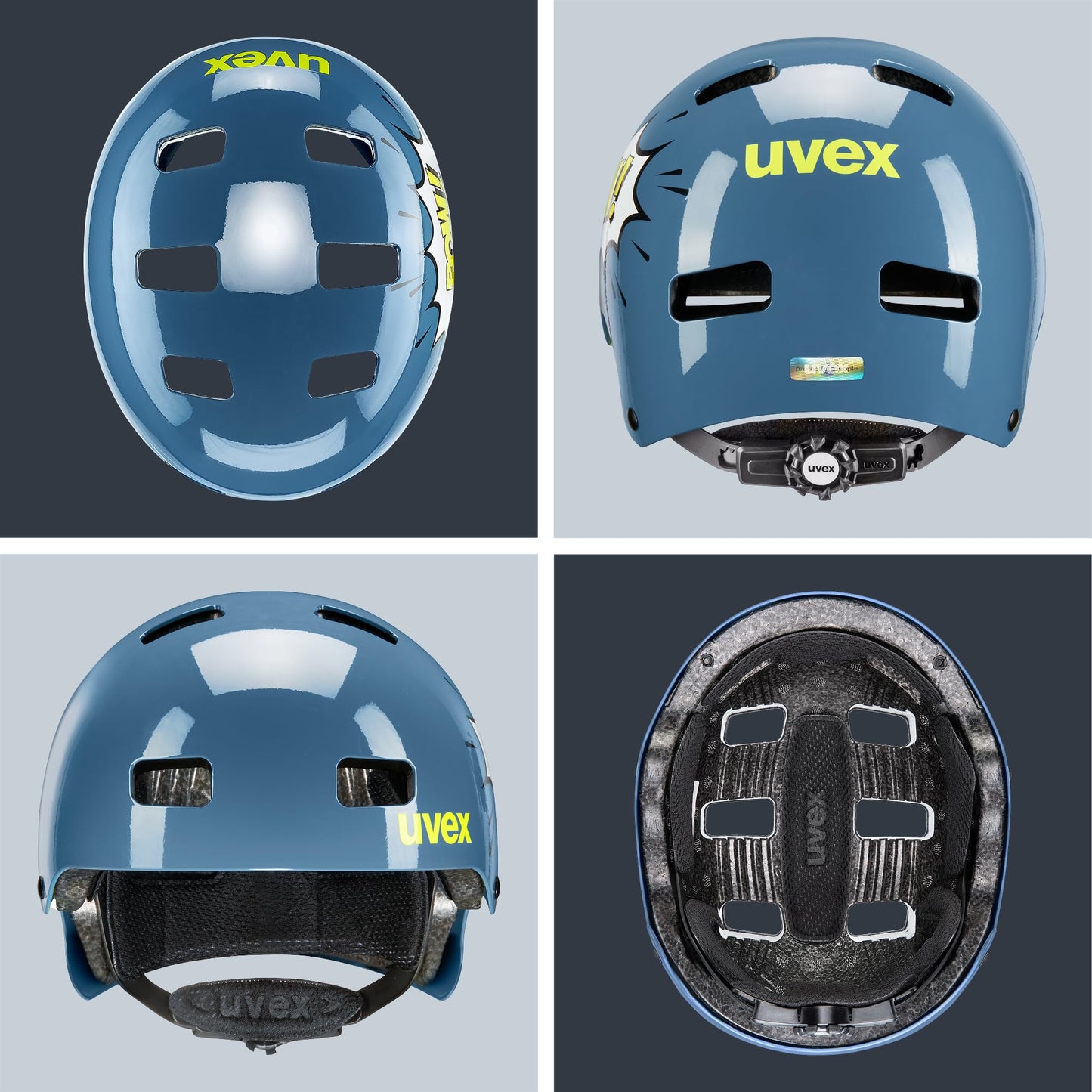 uvex Kid 3 - robust bicycle helmet for children - individual size adjustment - washable interior 