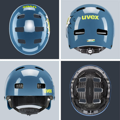 uvex Kid 3 - robust bicycle helmet for children - individual size adjustment - washable interior 