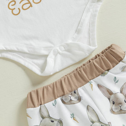 Baby Jungen Mädchen Ostern Kleidung Outfit Osterhase Baby Kleidung Set Körper Top + Hose Neugeborenen Weiche Baby Set Mein Erstes Ostern