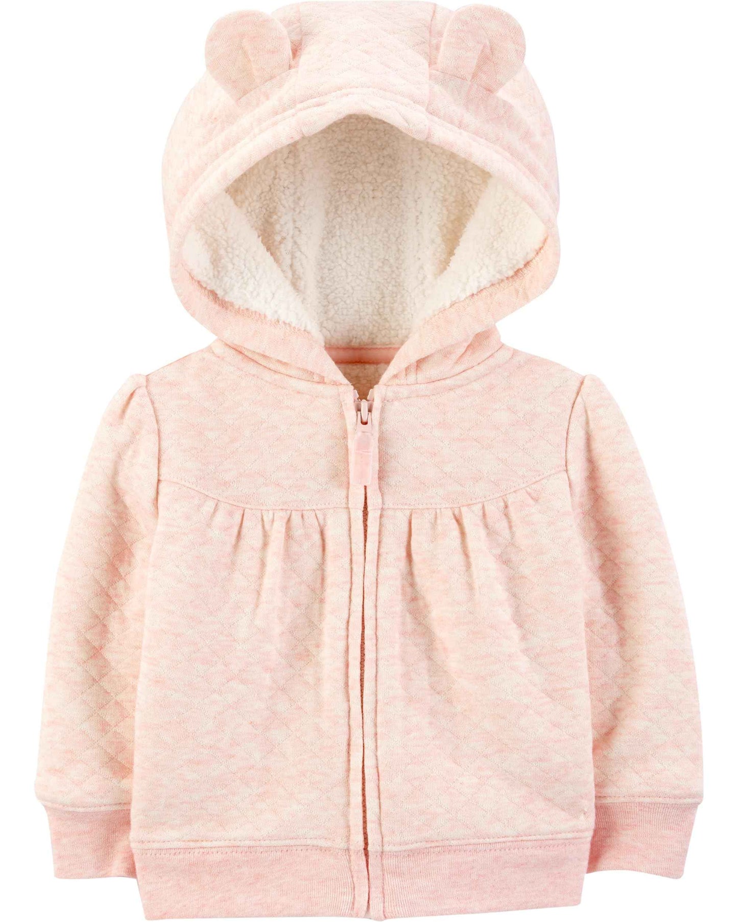 Simple Joys by Carter's Baby Girls' Hooded Sweater with Sherpa Lining Infant and Toddler Outerwear Jackets