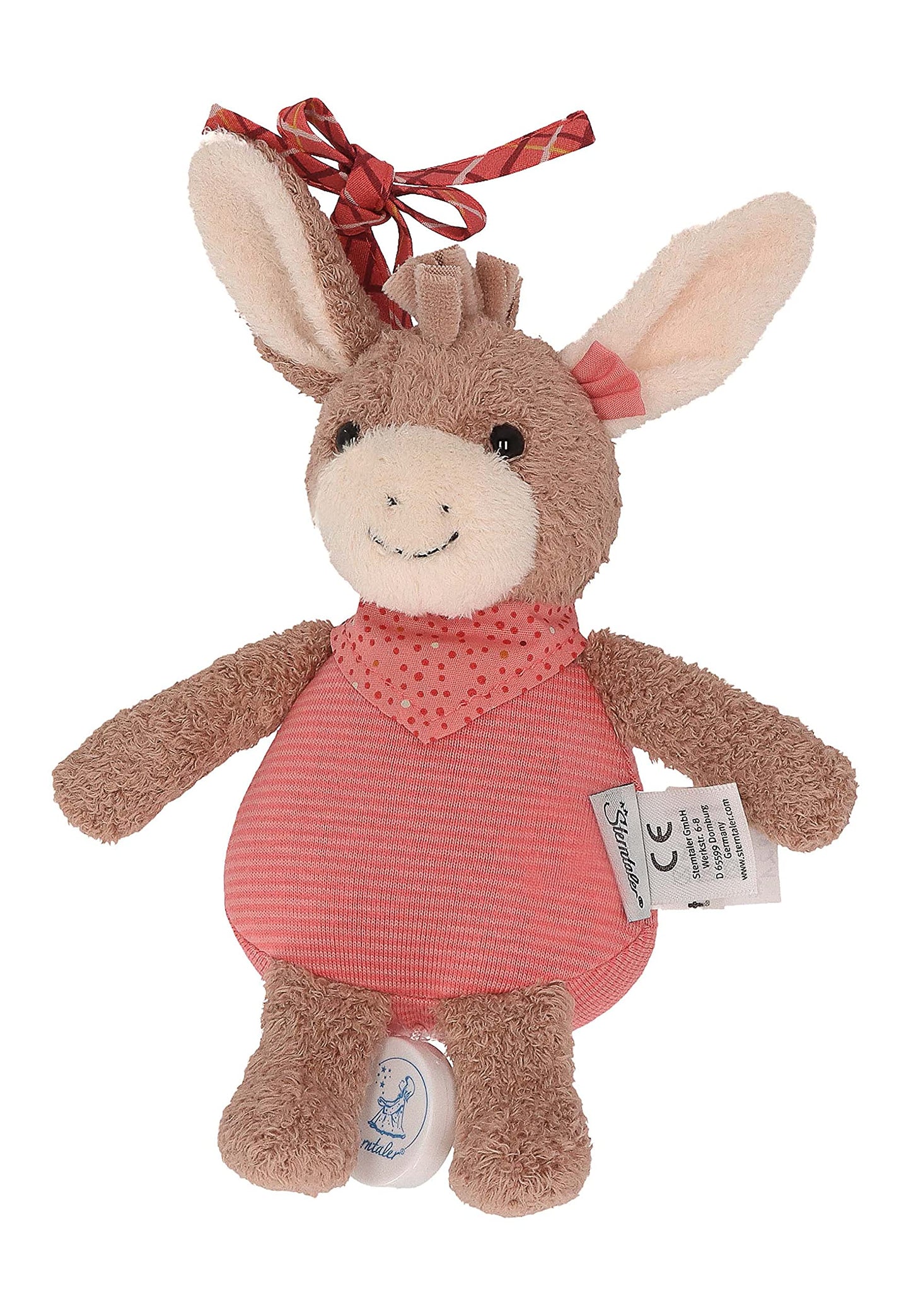 Sterntaler Emmi Girl Small Donkey Music Box Flora Rose
