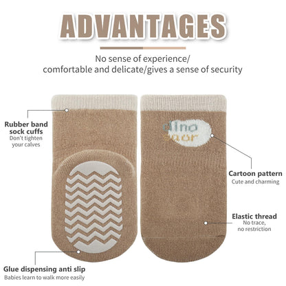 outfit spring Non-Slip Socks Baby, Non-Slip ABS Socks Children, Newborn Cotton Stopper Socks Non-Slip Socks Crawling Socks for Birth Girls Boys Gift 0-5 Years