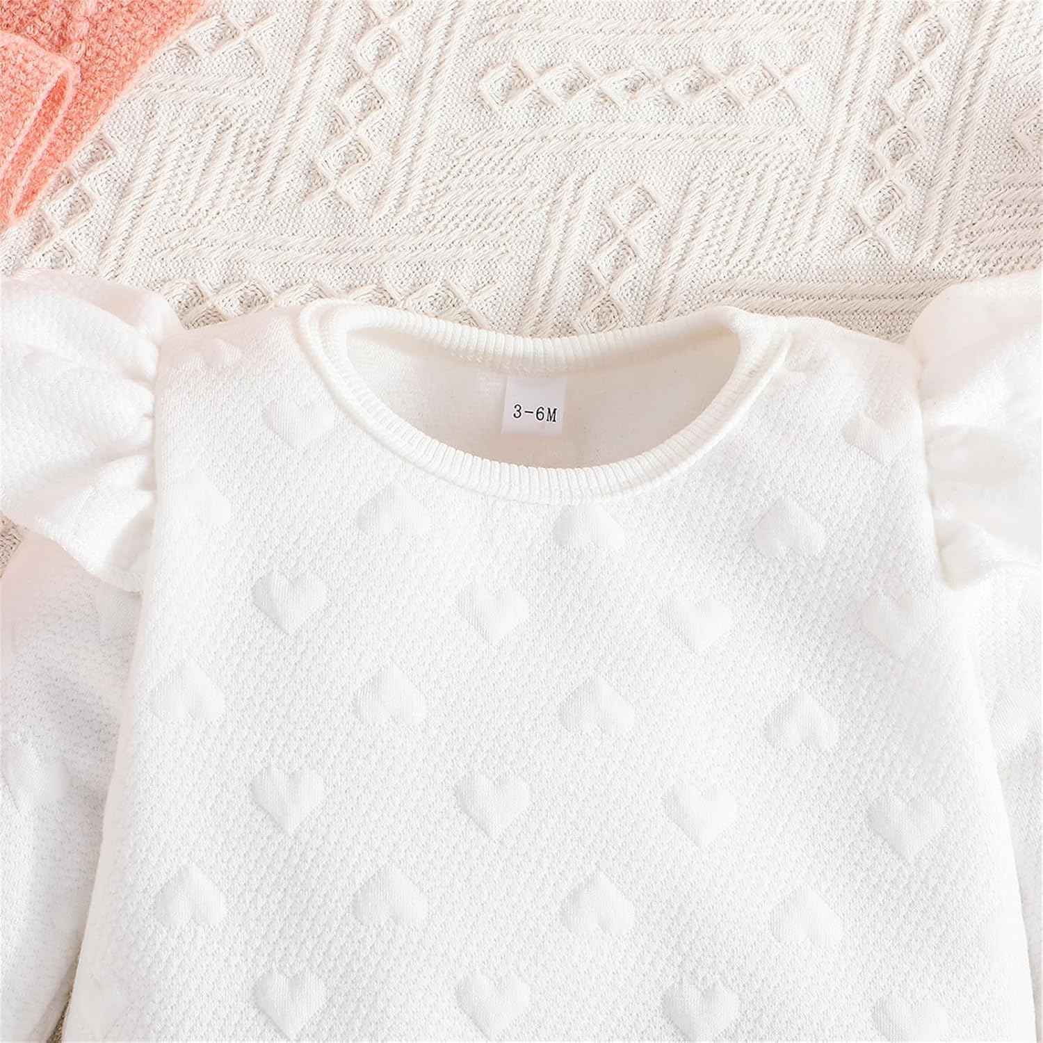 Toddler Baby Girl Outfits Long Sleeve Sweatshirt Top Trousers with Bow Tie Toddler Autumn Winter Clothing Set