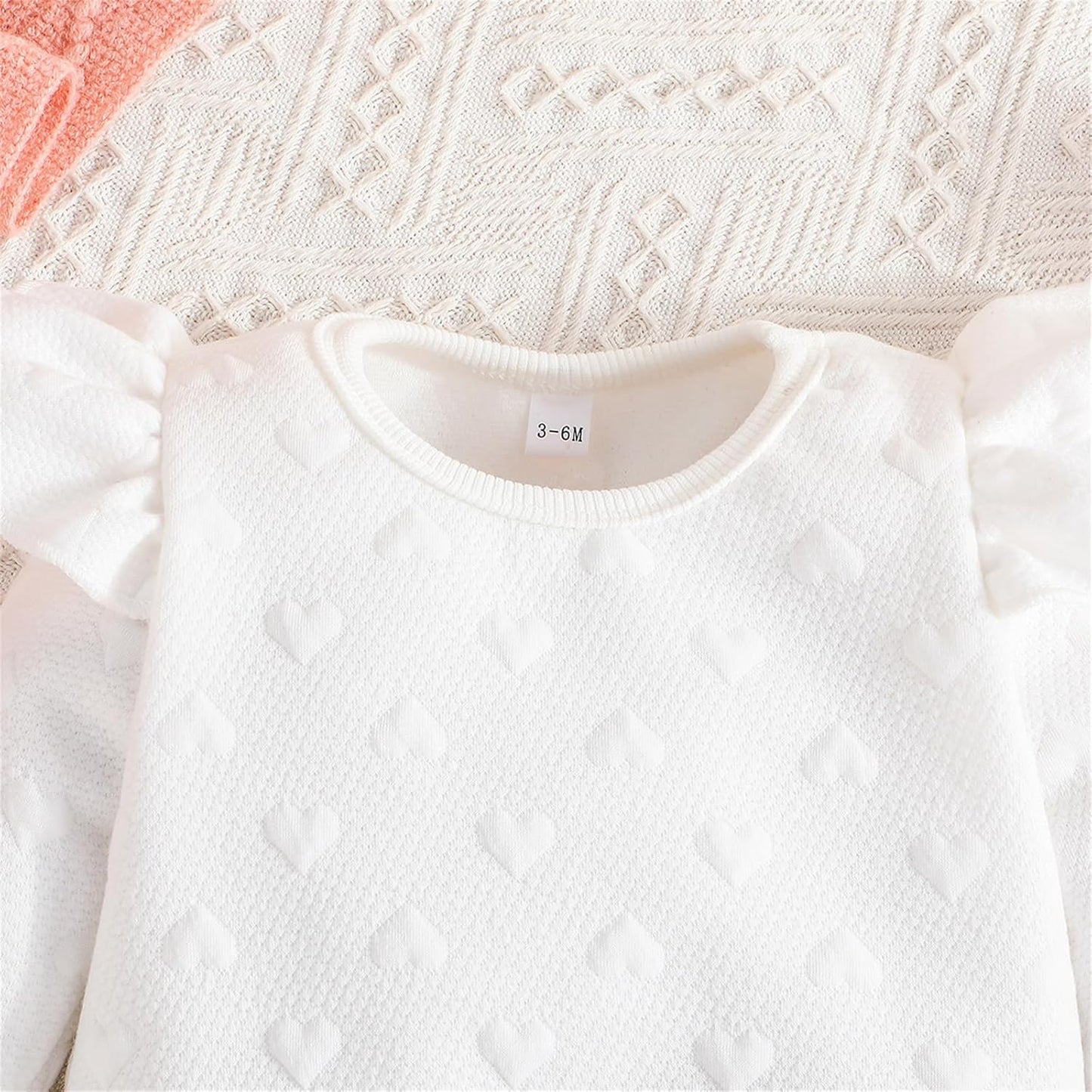 Kleinkind Baby Mädchen Outfits Langarm Sweatshirt Top Hosen mit Fliege Kleinkind Herbst Winter Kleidung Set