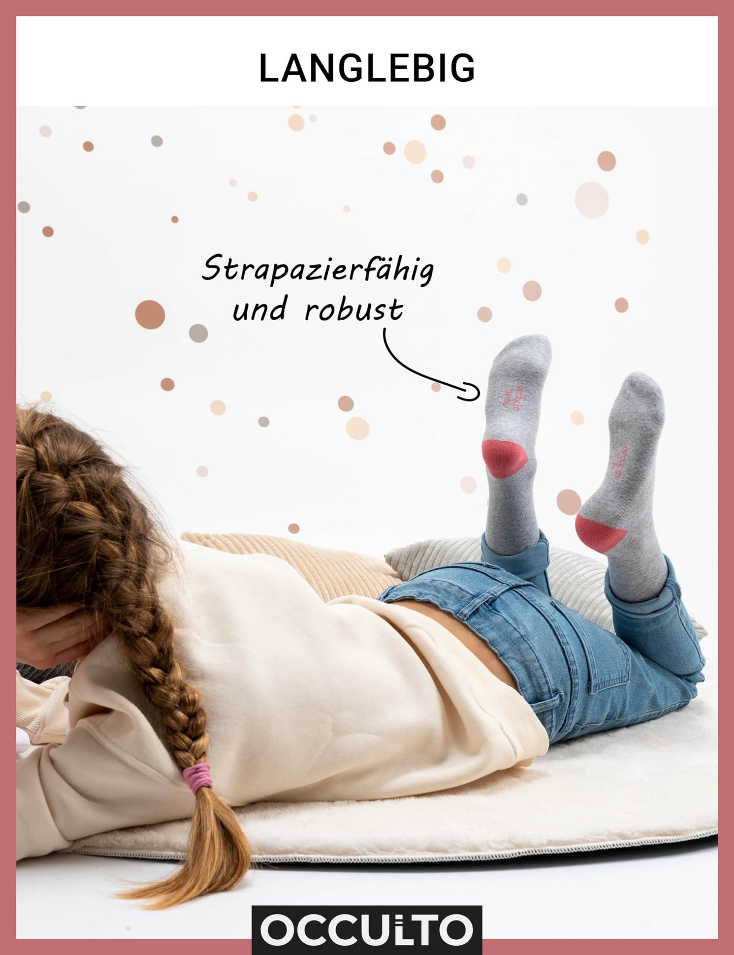 Occulto Jungen & Mädchen Bunte Socken 10er Pack (Modell: Estilo)