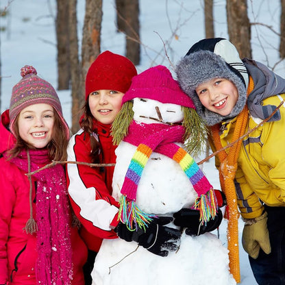 TRIWONDER Children's Ski Gloves, Thermal Fleece Gloves, Warm Winter Gloves for Boys and Girls