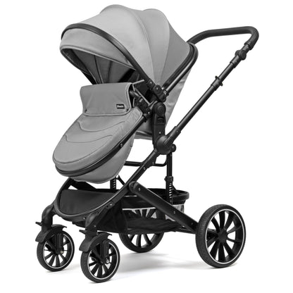 Pixini Neyla Combi Pushchair with Accessories (3-in-1 Set with Baby Seat Black/Black)