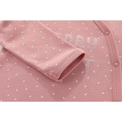JELYLOVE Baumwolle Langarm Baby Jungen Mädchen Strampler 0-12 Monate Neugeborene Bekleidung 3er-Pack