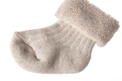 Jacob's – Erstlingssöckchen Baby 3er Pack | Weiche Vollfrottee-Socken, OEKO-TEX® zertifiziert | Größe 0–3 Monate, hautfreundlich & wärmend