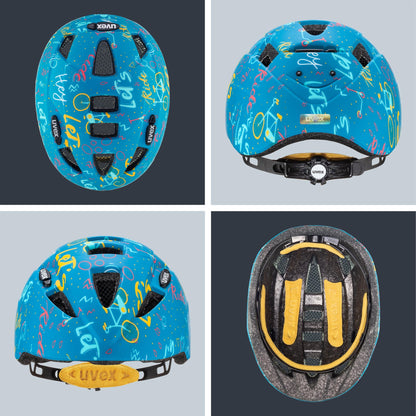 uvex Kid 2 cc - Lightweight children's helmet - individual size adjustment - expandable with LED light 