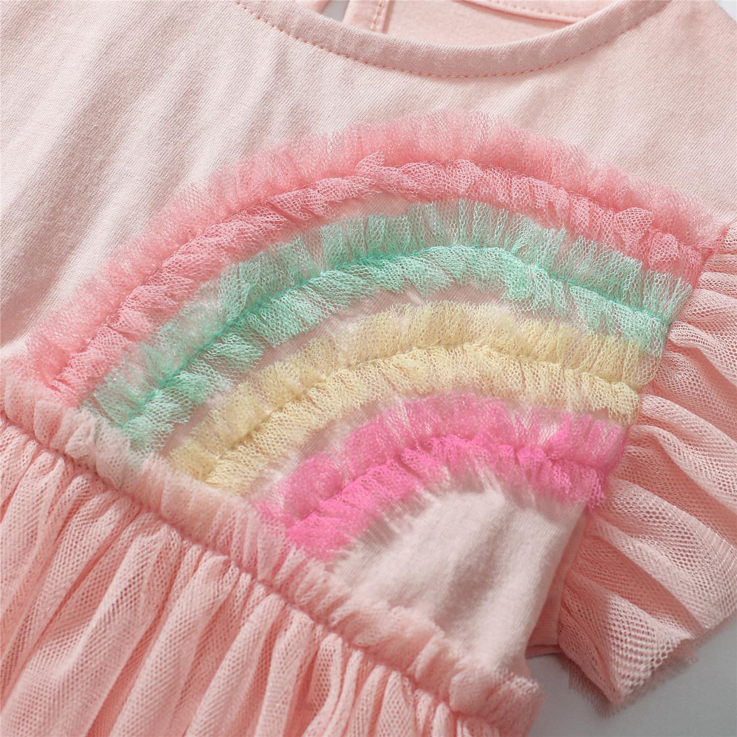 Kleinkind Mädchen Kurze Ärmel Ostern Kleid Baumwolle lässig Jersey Shirt Playwear Applique Kleid