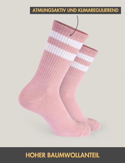Basic Treasure 4 Paar Sportsocken Kinder, Kindersocken Baumwolle, Kinder Socken Jungen und Mädchen, Tennissocken