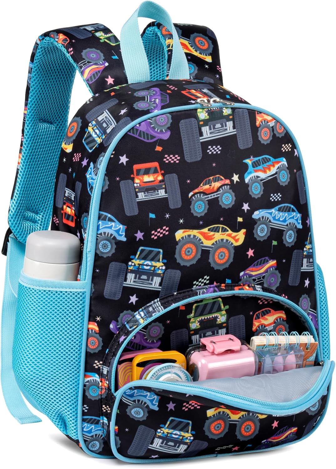 Kinderrucksack Jungen Kinder Rucksack Tagesrucksack Vorschulrucksack Kindergartentasche Schulrucksack für Schule Kita 38cm 3-8Y